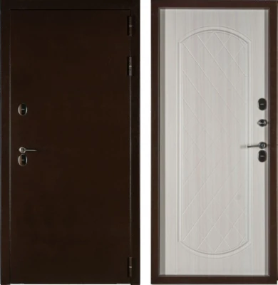 Дверь ЗД Термо Лайт Антик медь